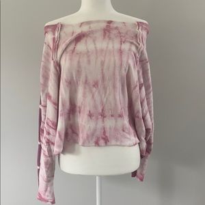 Free People tie dyed sweatshirt